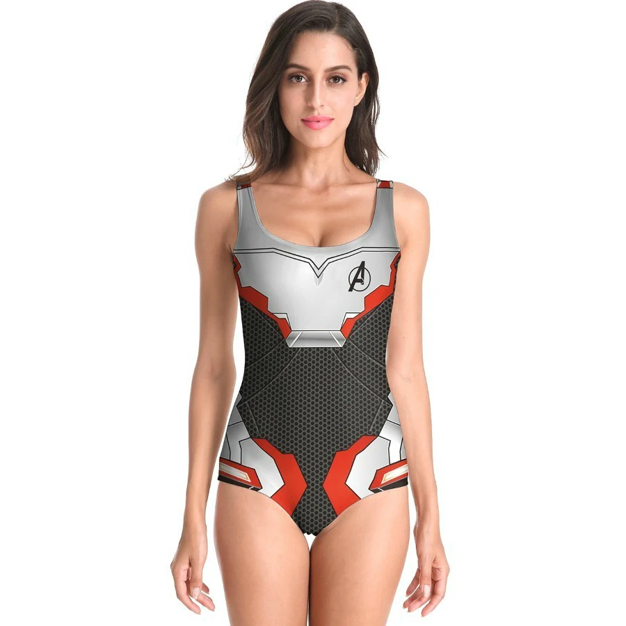 

Swimsuit Avengers Endgame Quantum Warfare Cosplay Girl 3D Print Costume Spider Woman Body Bathing Suit Feminino Swimwear Maillot