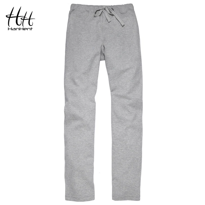 HanHent New Casual Sweatpants High Quality Comfortable Solid Color