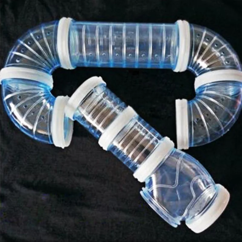 

New Pet Hamster Squirrel Tunnel Tube Toy U-shaped Pipe Linked Cage House Acrylic