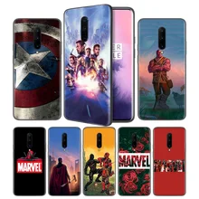 Avengers Endgame Thanos Marvel Soft Black Silicone Case Cover for OnePlus 6 6T 7 Pro 5G Ultra-thin TPU Phone Back Protective