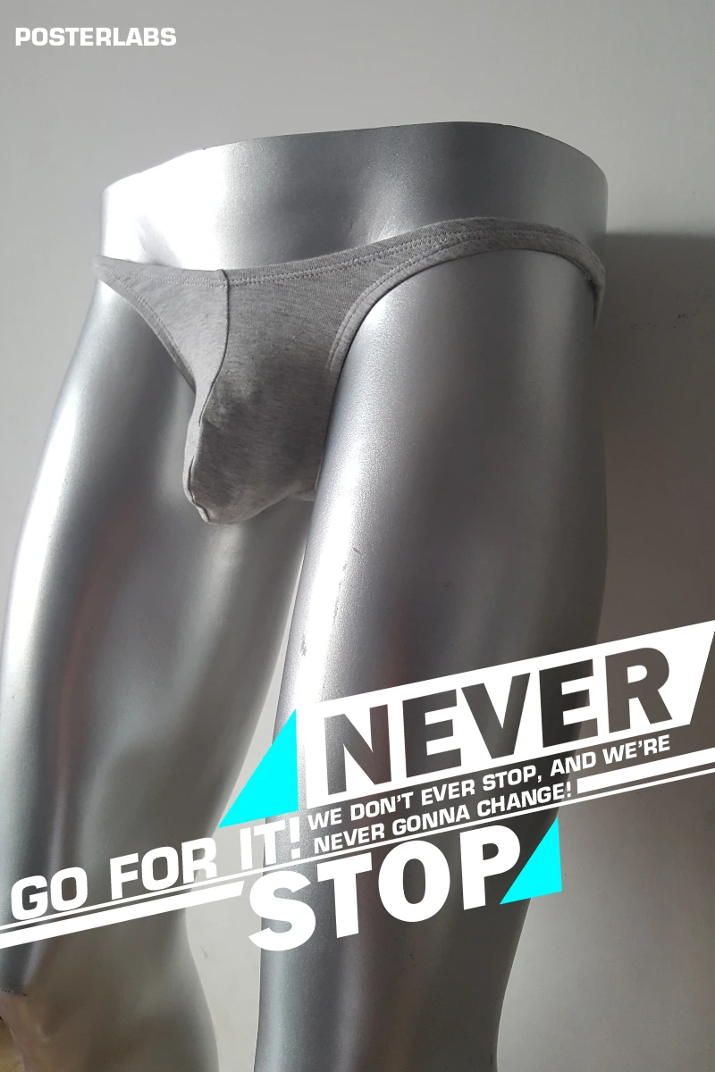 Private customized BOYTHOR Men's sexy underwear bullet T three-dimensional panties black male thong