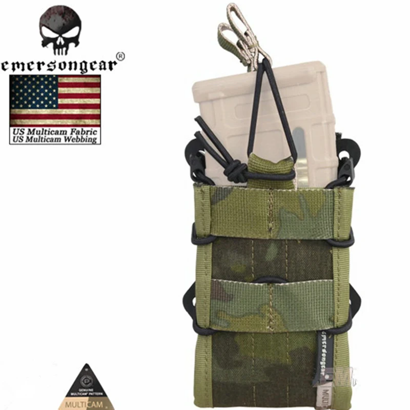 

NEW Multicam Black NEW EMERSON Double Modular Rifle Magazine Pouch Airsoft hunting Utility MOLLE EM6035 Camouflage