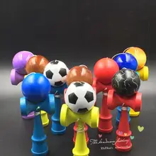 70 шт./лот FedEx DHL Размеры: 18,5 см японского традиционная игра Kendama Футбол красочные профессиональный подарок