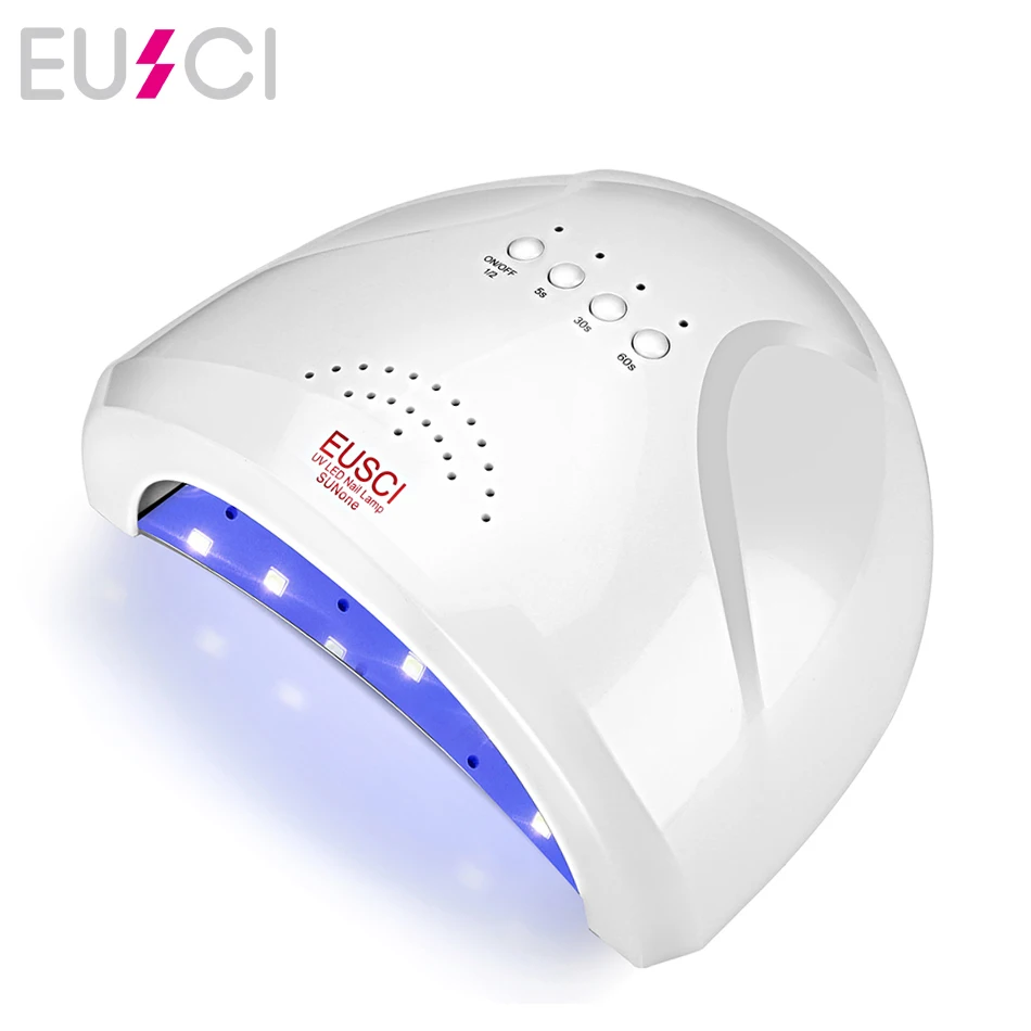 Лампа для маникюра Профессиональная УФ-лампа Sun One Led для ногтей Гель-лак машинка с ультрафиолетовым излучением Сушилка для ногтей гель отверждения быстрая сушка с инфракрасным датчиком