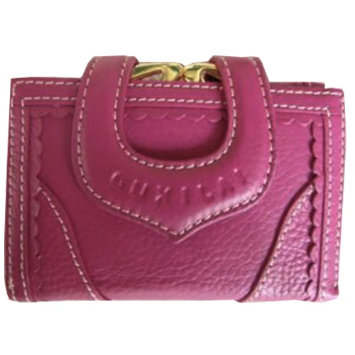FGGS-женский короткий кошелек с кружевом и застежкой - Цвет: Hot Pink