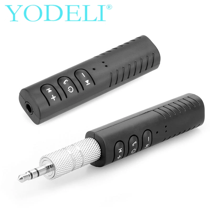 

Yodeli Bluetooth Receiver Car Music Bluetooth Audio Receiver Bluetooth AUX 3.5mm Handsfree Call Car Transmitter Auto Adapter