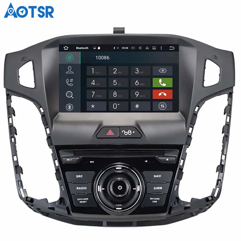 Aotsr Android 8,1 gps автомобильный dvd плеер с навигацией плеер для Ford Focus 2012-2017 мультимедиа 2 din радио бесплатная резервная камера стерео WiFi