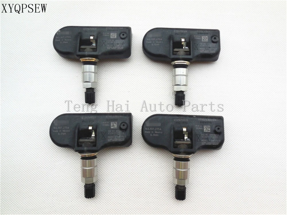 XYQPSEW Set of 4 For TPMS Tire Pressure Monitoring Sensor 1K0907275A,1K0907255C,1K0907253D rotary torque sensor