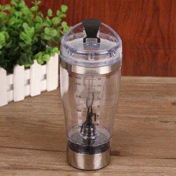 

96pcs/lot Electric Protein Shaker Blender Mixing Coffee Cup Continental Cup Lazy Self Automatic Stirring Mug Water Bottle