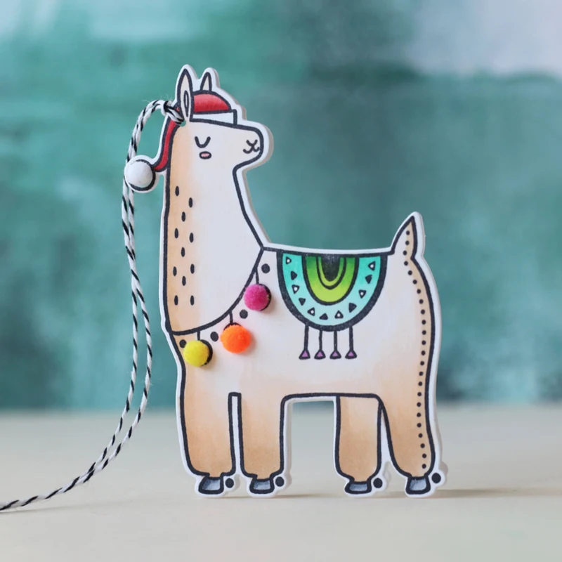 

Alpaca Animal Clear Silicone Stamp for DIY Scrapbooking Photo Album Decorative Cards Making Clear Stamps 4x6 inch New 2019