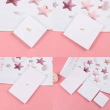 50 листов S/M/L Одноразовые смесительные колодки Стоматологическая лаборатория протез лаборатория цемент порошок смешивания бумага утолщение белая цементирующая бумага