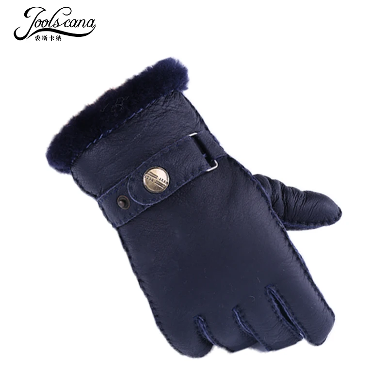 Joolscana, меховые перчатки, мужские кожаные перчатки, зимние перчатки, очень толстая овчина, меховая рукавица, устойчивая к холоду, бренд, для вождения, тактическая рукавица