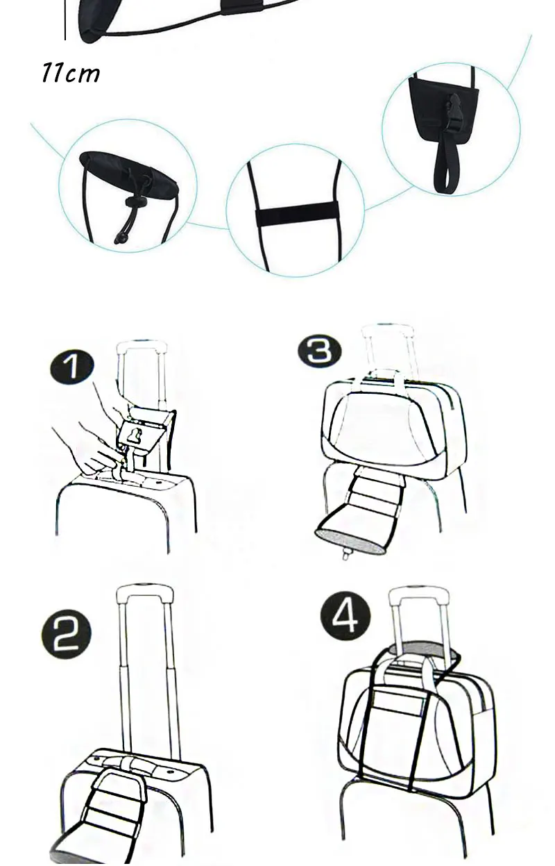 Эластичный Телескопический багажный ремень для путешествий банджи сумка Запчасти чемодан фиксированный ремень тележка регулируемые аксессуары для безопасности поставки