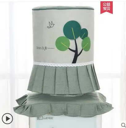 Garden cartoon water dispenser set of 2 sets of living room fashion fresh fabric drinking bucket cover dust cover