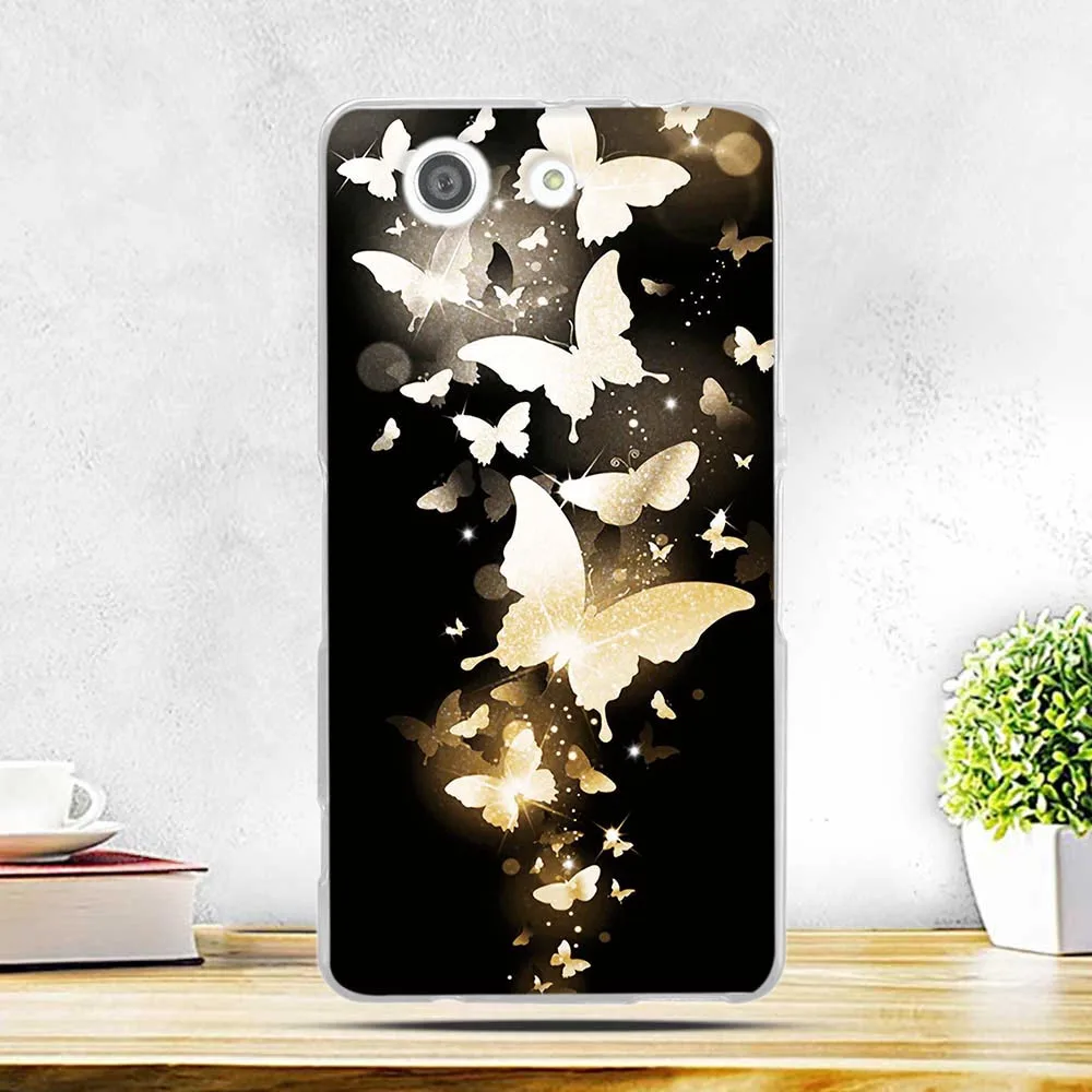 Мягкий чехол из ТПУ для Sony Xperia Z3 Compact Mini D5803 D5833 E5 F331 C3 D2533 XA F3111 M5 Dual E5603 M4 Aqua E2303|m4