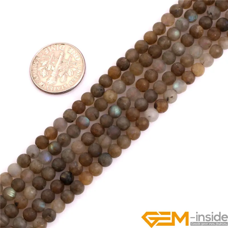 

4mm 6mm 8mm 10mm Frosted Matted Labradorite Stone Beads DIY Loose Bead For Jewelry Making Strand 15 Inch Wholesale!