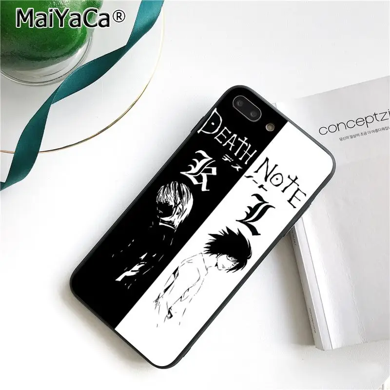 MaiYaCa чехол Ryuk смерть Кира Coque чехол для телефона для iphone 11 Pro 11Pro Max X XS MAX 6 6s, 7, 7 plus, 8, 8 Plus, 5 5S SE XR - Цвет: A2