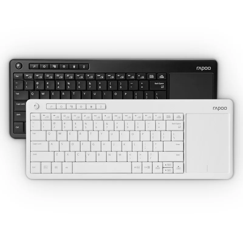 Rapoo K2600 2 4G беспроводная сенсорная клавиатура тонкая с большой сенсорной панелью