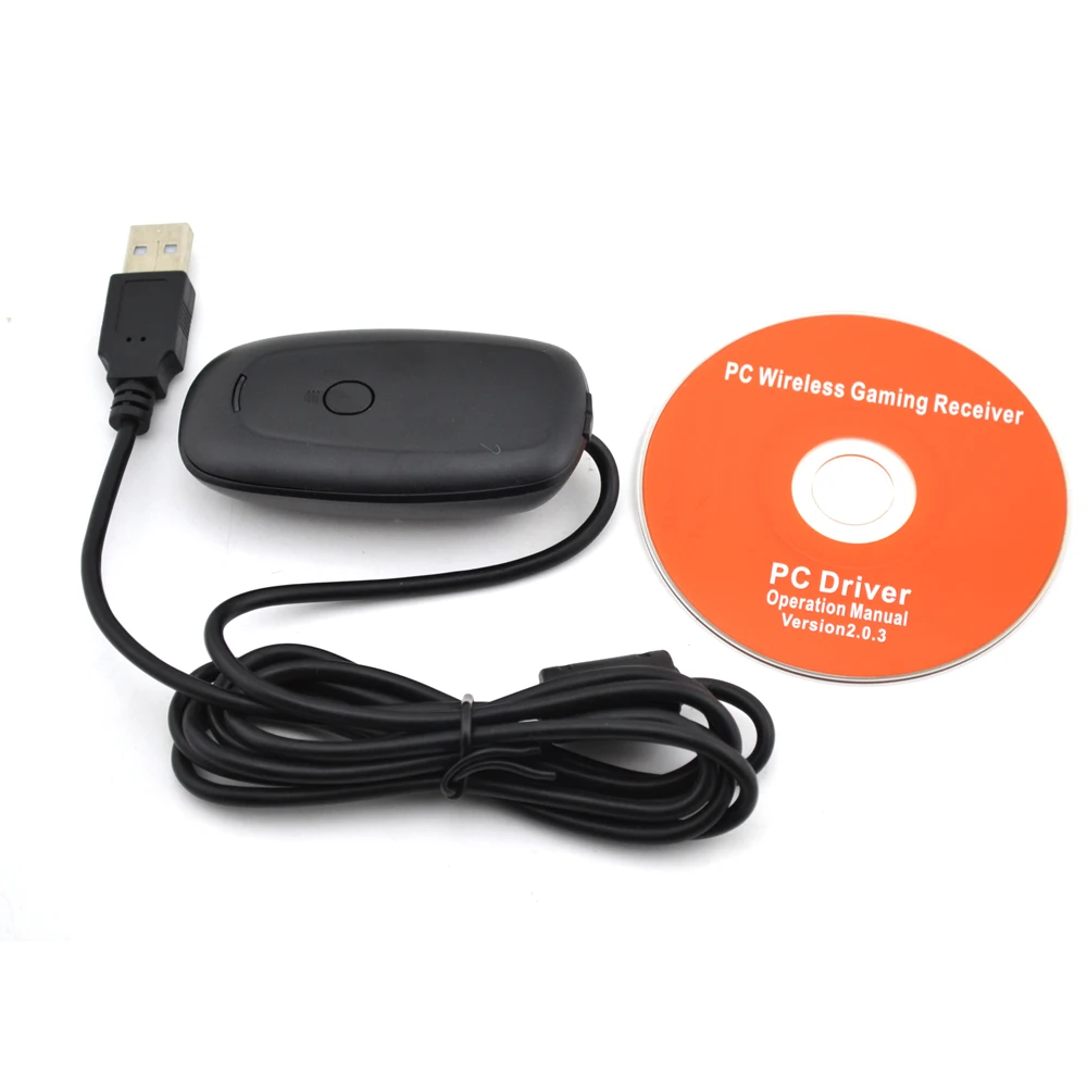 10 шт. в партии для xbox 360 Новый черный ПК USB игровой приемник X- беспроводной