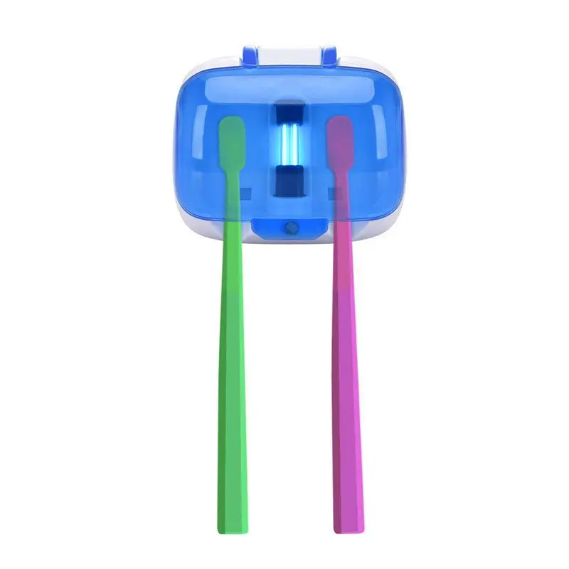 UV Toothbrush Sanitizer Wall-mounted Toothbrush Holder Stand UV Light Antibacteria Ultraviolet Disinfection Toothbrush Rack