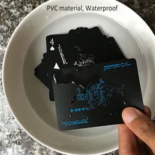 1 упаковка Водонепроницаемый карты для покера из ПВХ магическое шоу Вечерние игры инструмент для игрок в покер YH-17