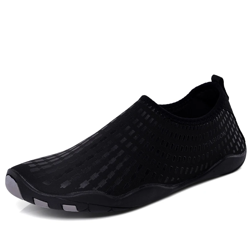Большие размеры 35-46; водонепроницаемая обувь для мужчин и взрослых; спортивная обувь для плавания; удобные дышащие женские кроссовки для бега; обувь - Цвет: 18998 Black