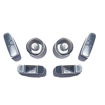 

For Jaguar XE X760 2015 2016 ABS Car-Styling Accessories Interior Car Seat Adjustment Button Decorative Trim 6pcs