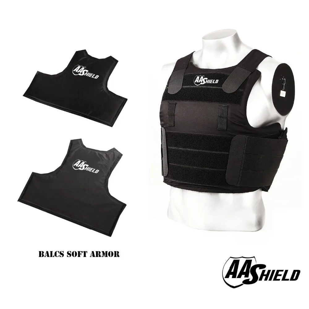AA Shield BALCS Tactical Ballistic Vest Kevlar Soft Body Armor Vest