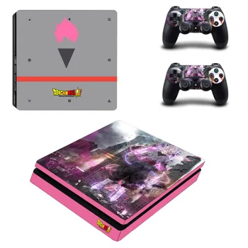 

Dragon Ball Super Sticker PS4 Slim Skin Console & Controller Decal Stickers for PS4 Slim Console and Two Controller