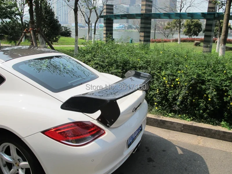

Carbon Fiber Trunk Spoiler Fit For Cayman 987 Rear Wing Of The TA Style