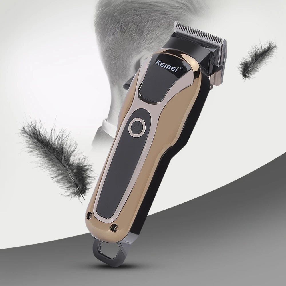 

Kemei Original Electric Hair Clipper Rechargeable Men's Hair Trimmer Beard Cutter Hairstyle Shaver Male Cutting Machine EU Plug