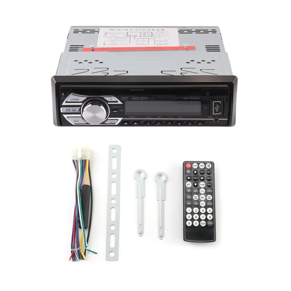 

Portable Car DVD Player Compact Automobile Stereo Music Player Universal Vehicle FM Radio Durable Car Accessories J15C17