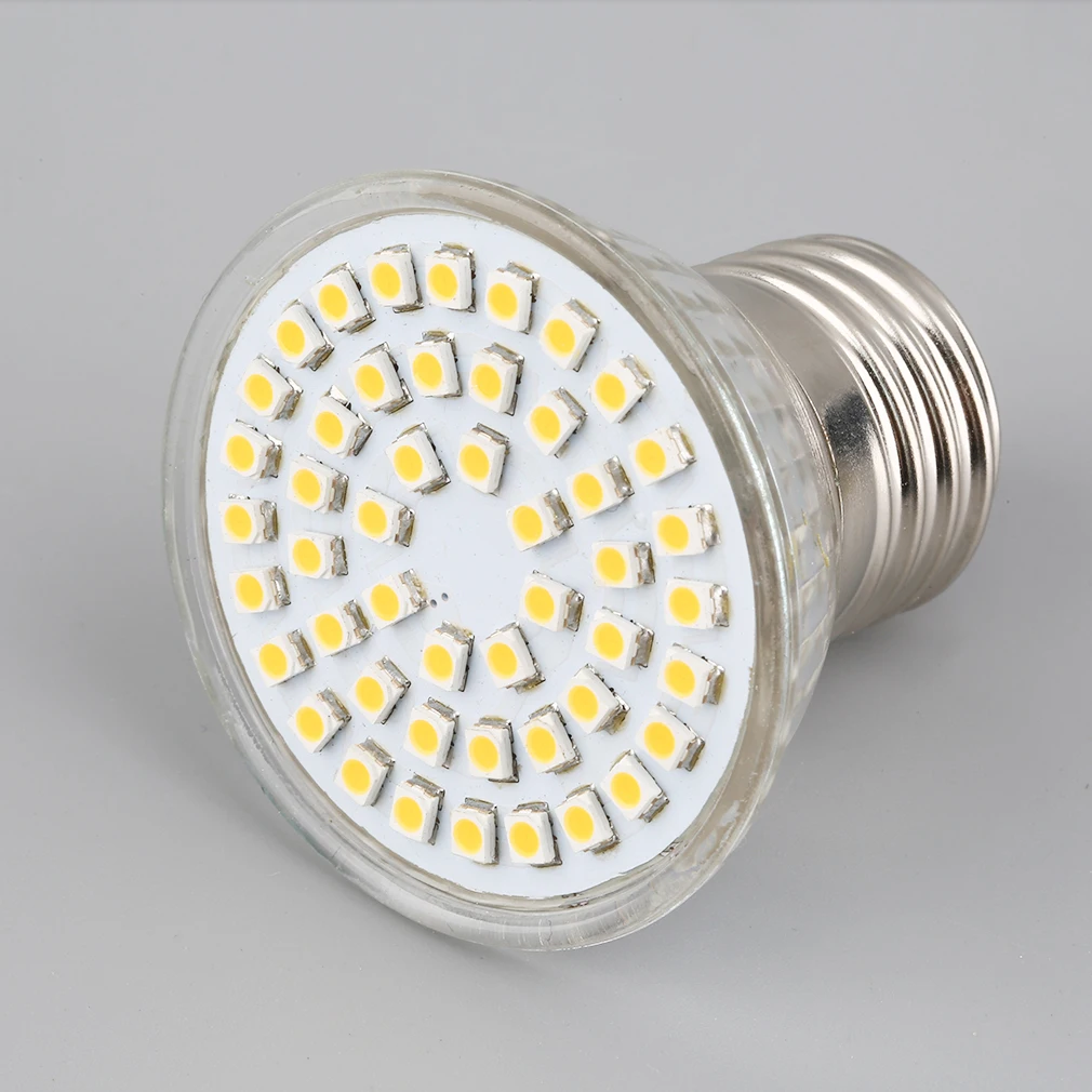 E27 светодиодный SMD лампы пятно света 48SMD3528 высокое Мощность Холодный/теплый белый