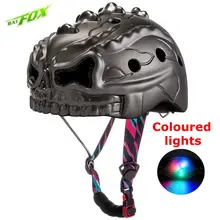 BATFOX Kids Cycling Helmet Ultralight 48-52cm EPS+PC Child Outdoors Bike Helmet MTB Safe Children Child Cartoon Bicycle Helmet
