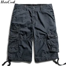 HALACOOD Mr Cargo Шорты Мужские Лидер продаж Повседневная камуфляжная летняя брендовая одежда хлопок Мужские модные армейские рабочие шорты для мужчин размера плюс