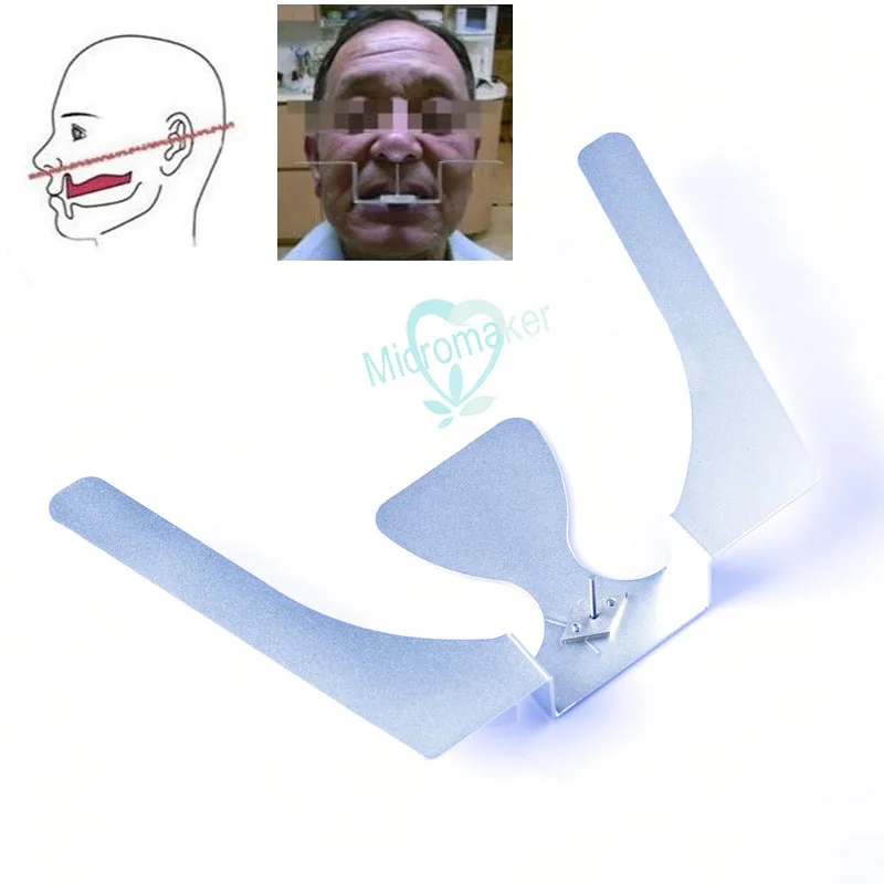 3D Dental Occlusal Maxillary Casting Jaw Fox плоская тарелка полный зубной протез для