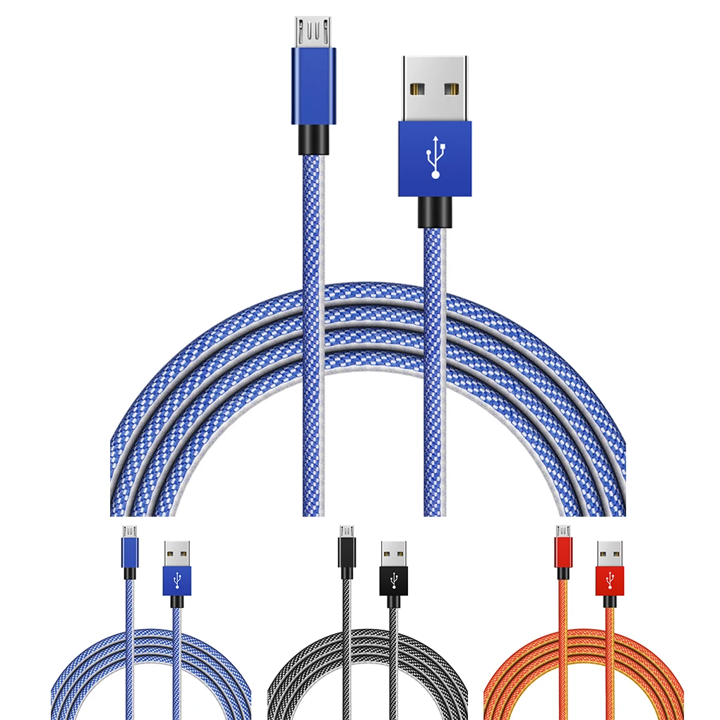

1/2 Meter Cloth Braided Denim Pattern USB Charge Cord Phone Fast Charging Data Cable for iOS for iPhone