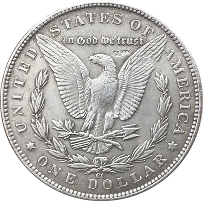 Хобо никель 1890 CC США Монета Моргана доллар копия Тип 138|Безвалютные монеты| |