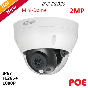 

Dahua 2MP EZ-IP Network camera IPC-D2B20 IR Mini Dome IP Camera H.265+ Waterproof IP67 Day Night Security camera IPC-HDPW1230R2