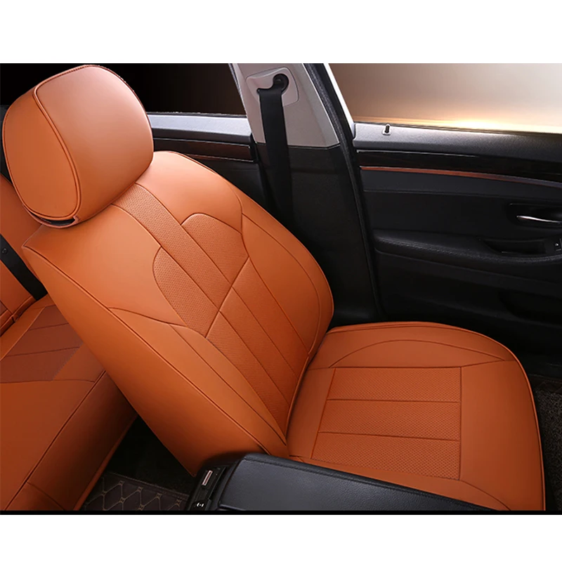 KADULEE кожаный чехол для сидений автомобиля для SKODA Octavia Yeti Superb Rapid Fabia Combi Kodiaq чехлы для сидений автомобиля-Стайлинг