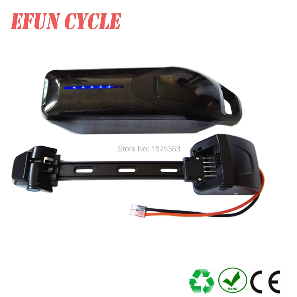 

Free shipment bottle BBS02 500W e-bike battery new dolphin style battery 36V 16Ah li-ion battery pack for 500W bafang motor