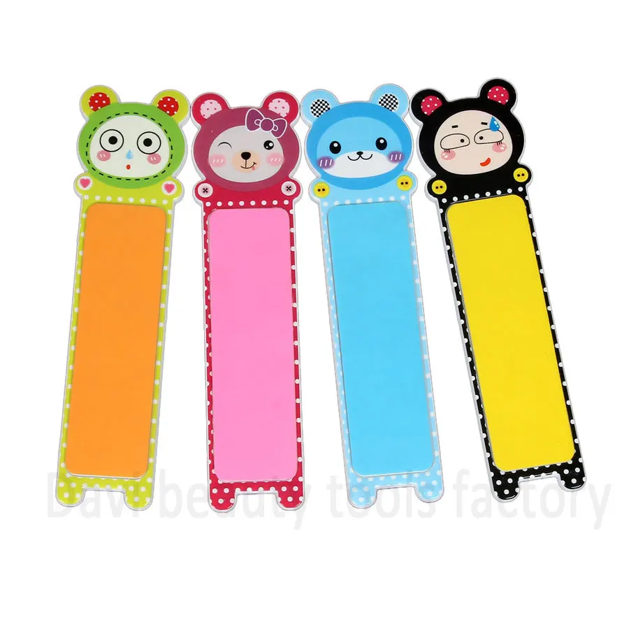 

12pcs/lot 2 way nail buffer file for nail art 4 cute design plastic handle nail tools buffer polish/shine FREE SHIPPING