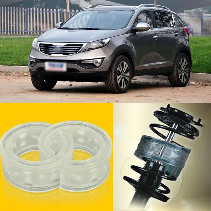 2 шт. передняя/задняя амортизирующая подушка для KIA Sportage R 2012|spring bumper|suspension cushionscushion