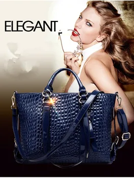 

WxfbBaby Luxurious woman Wild fashion bags alligator solid shoulder for women Female bag factory leather single handbag shoulder