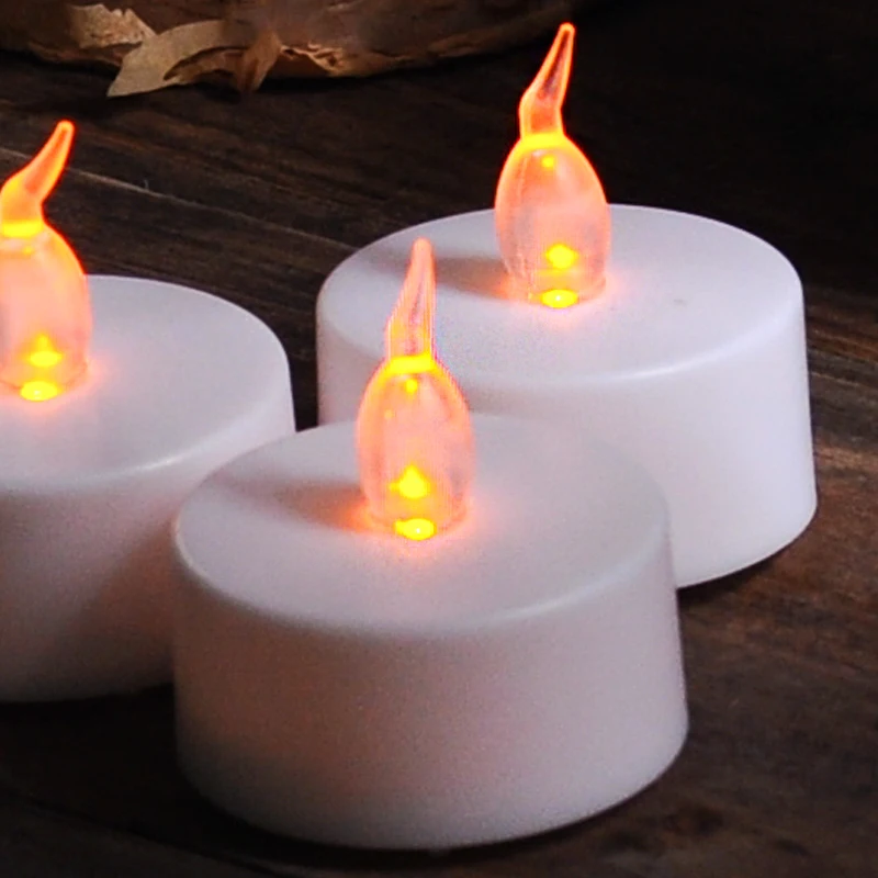 Забавная вещь 1 шт. прочный блок беспламенные светодиодные свечи Tealight ночник на батарейках Свадебная вечеринка Рождество домашний декор