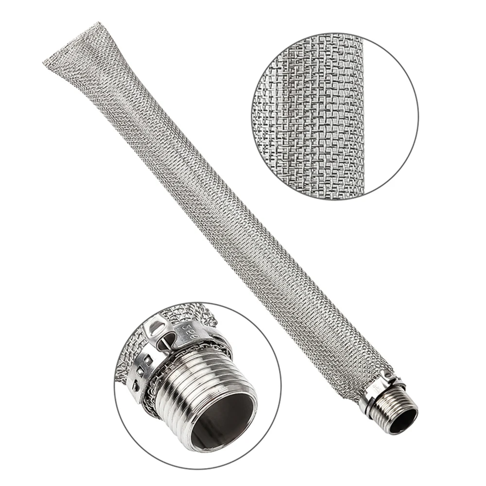 12 inch Stainless Steel Bazooka Screen 1/2'' NPT For Homebrew Beer Kettle or Mash Tun/mesh Filter For Home Brew