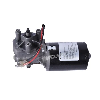 

TS-30GZ6287R High Torque 6N.m DC Worm Gear Motor 12V 50rpm Garage Door Replacement Right Angle Reversible Metal Copper Gearmotor