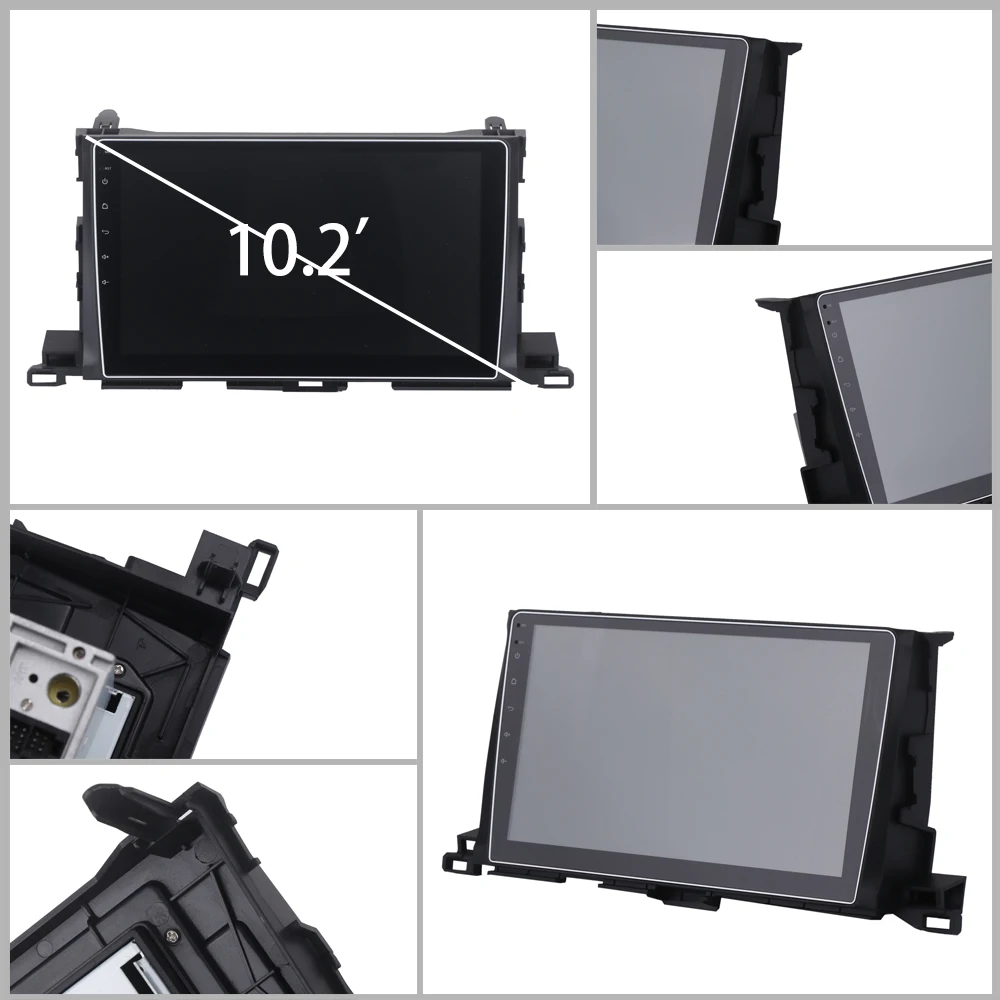 Perfect For Toyota Highlander Kluger 2015 2016 Android 9.0 Car Radio Stereo GPS Navigation Navi Media Multimedia System PhoneLink 5