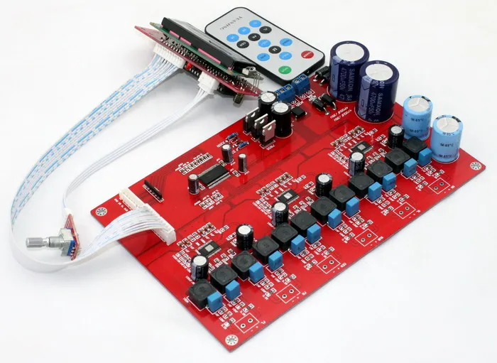 TPA3116(3 шт.)+ M62446 5,1 50WX6 класса D 6-канальный пульт дистанционного управления плата усилителя мощности