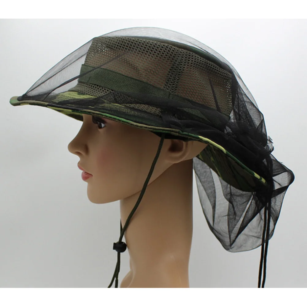 1 шт. голова сетчатый головной убор легкий анти-москитный анти-УФ защитный колпачок шляпы для рыбалки для женщин на открытом воздухе
